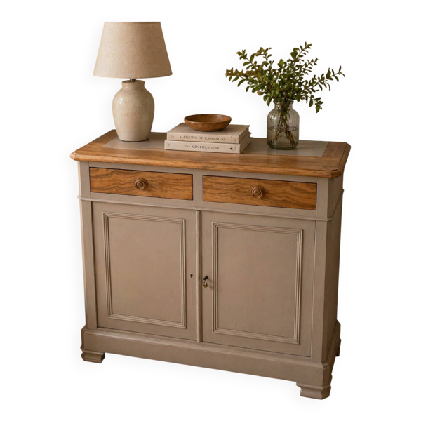 Buffet en noyer relooké