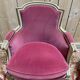 Paire de fauteuils et bergère et style Louis XVI