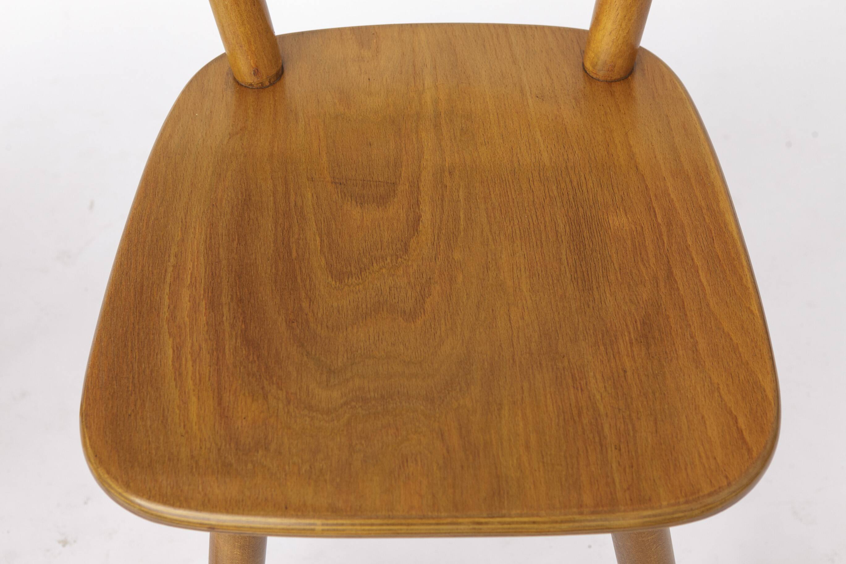 Set of 8 Vintage Tübingen Dining Chairs Schäfer Germany 1960s Mid Century