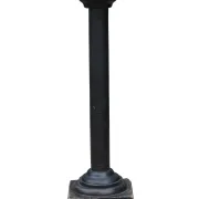 French black patinated pedestal with lived-in patina – circa 1880