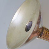 Pair of brass candlesticks