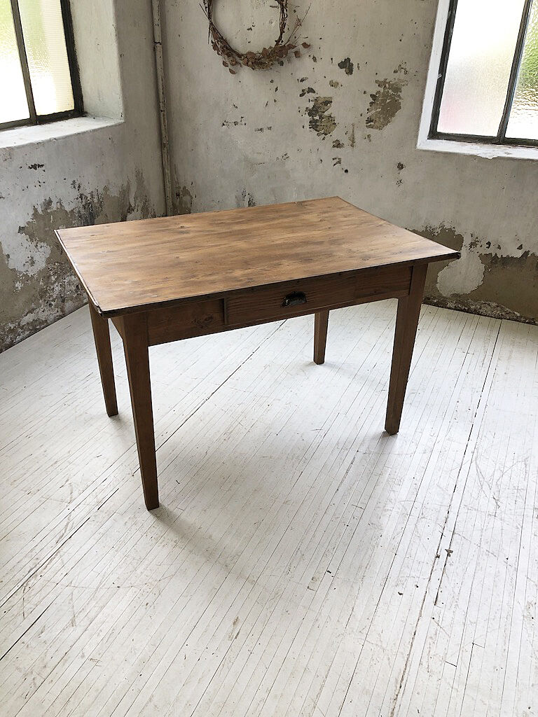 Pine and oak farm table