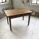 Table de ferme en pin et chêne