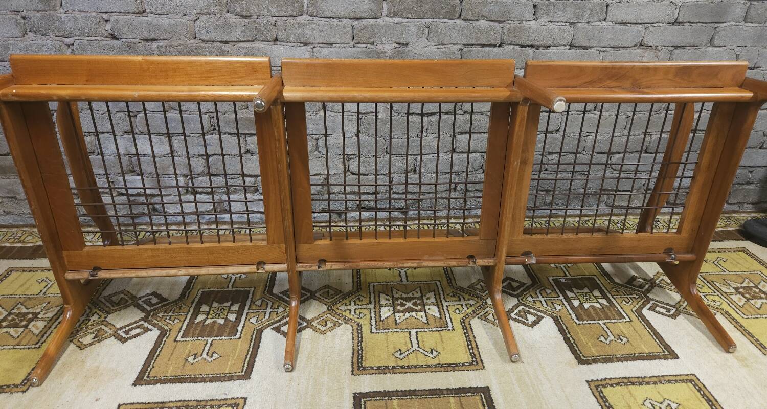 Canapé scandinave 3 places année 1960
