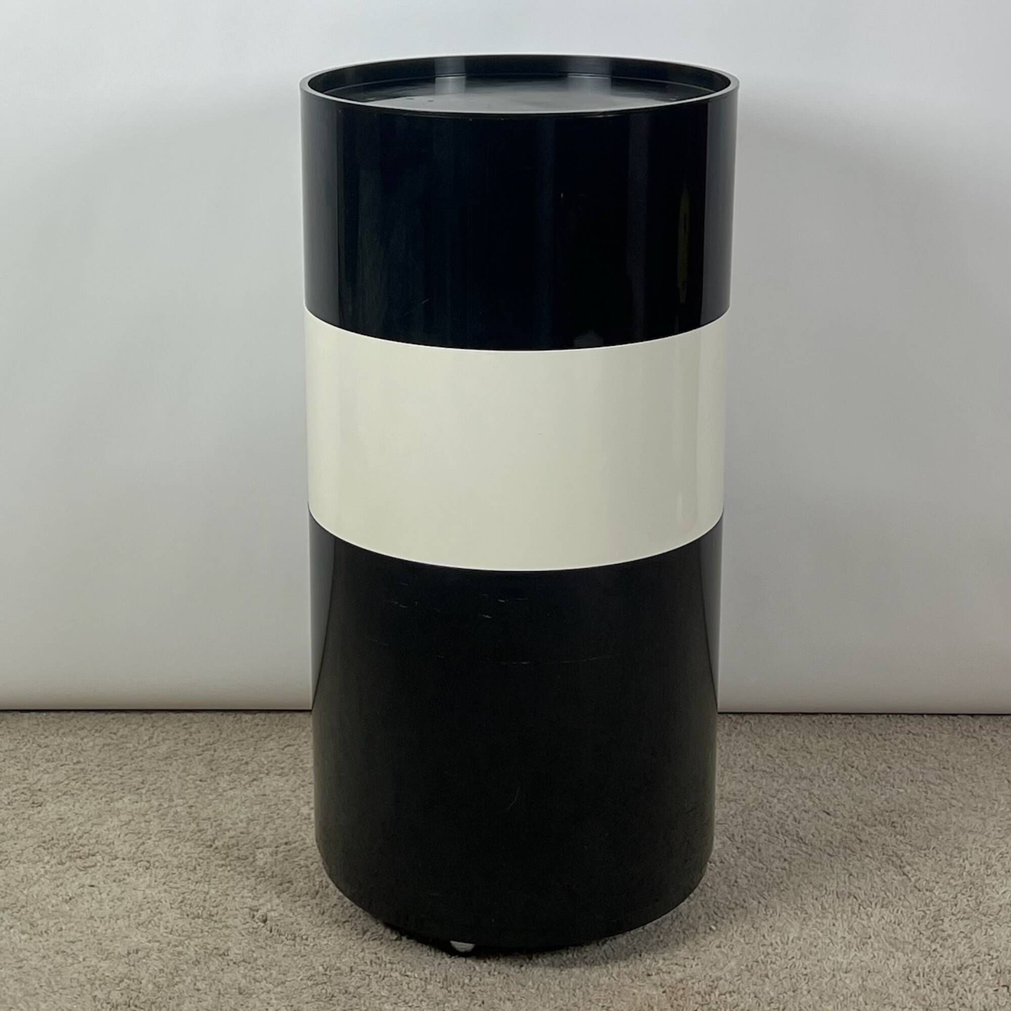 Rare Round Storage Cabinet Componibili by Anna Castelli for Kartell, 1960s