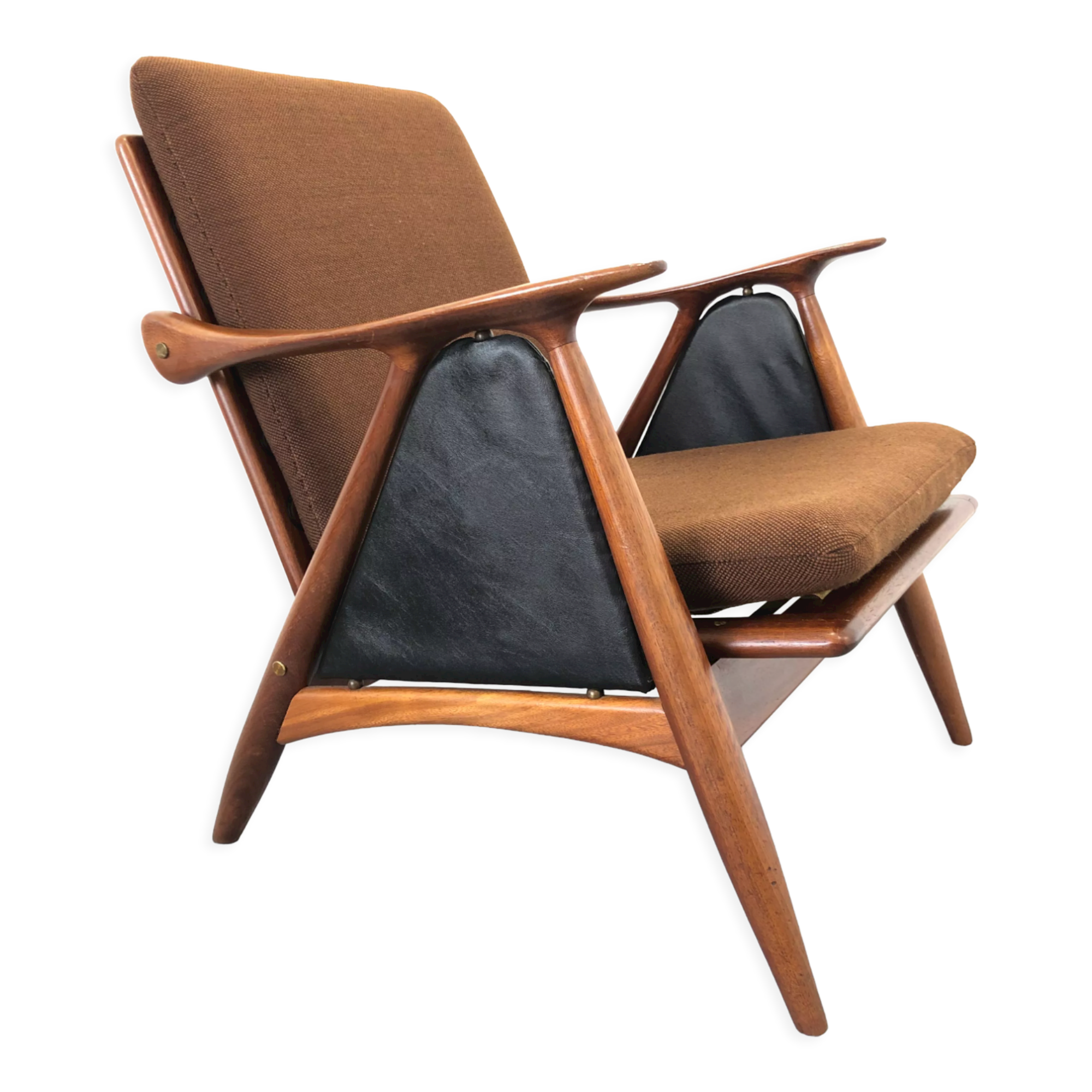 Vintage Danish Modern Lounge Chair, 1960s