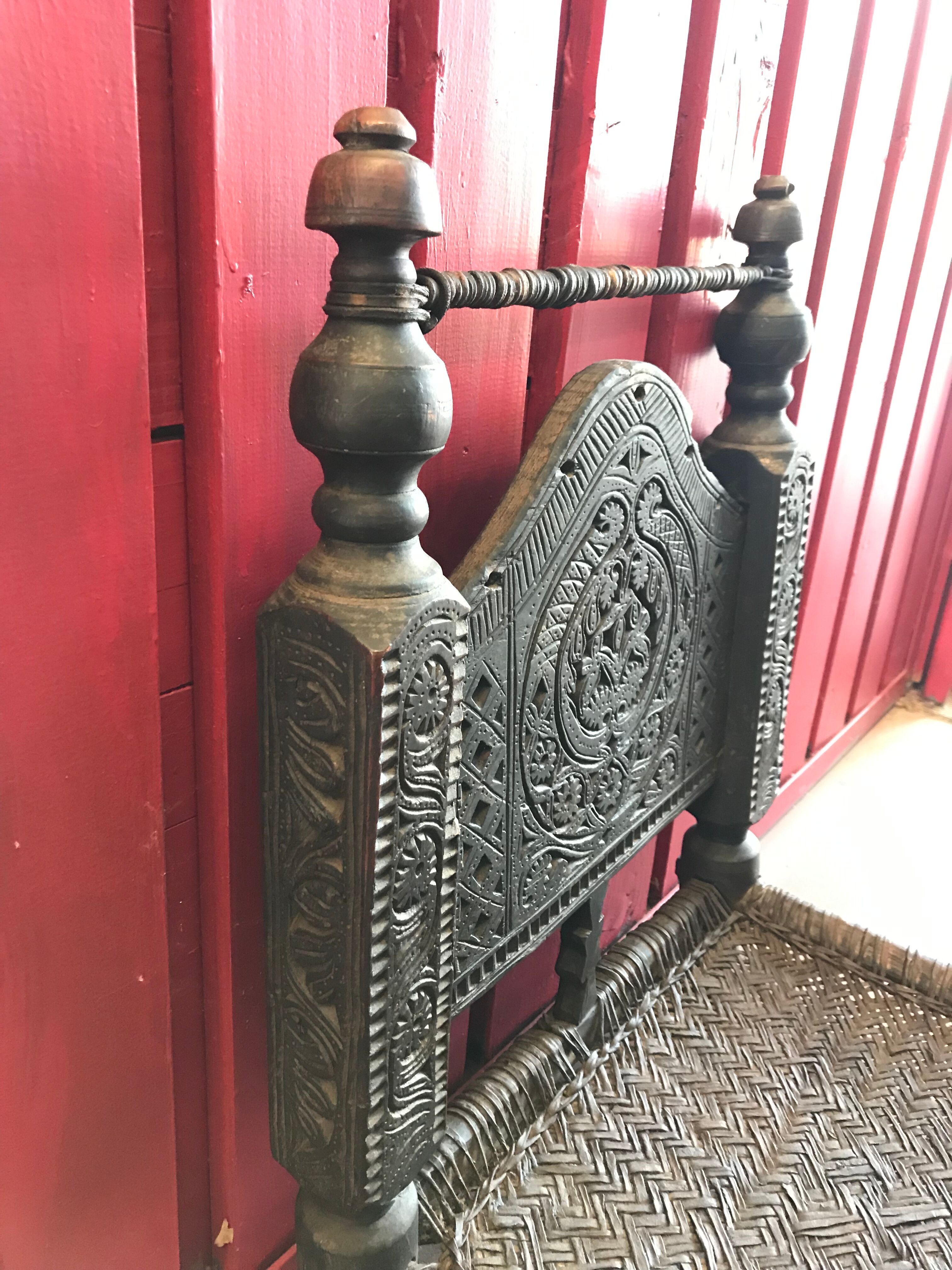 Low chair, walnut wood pakistan