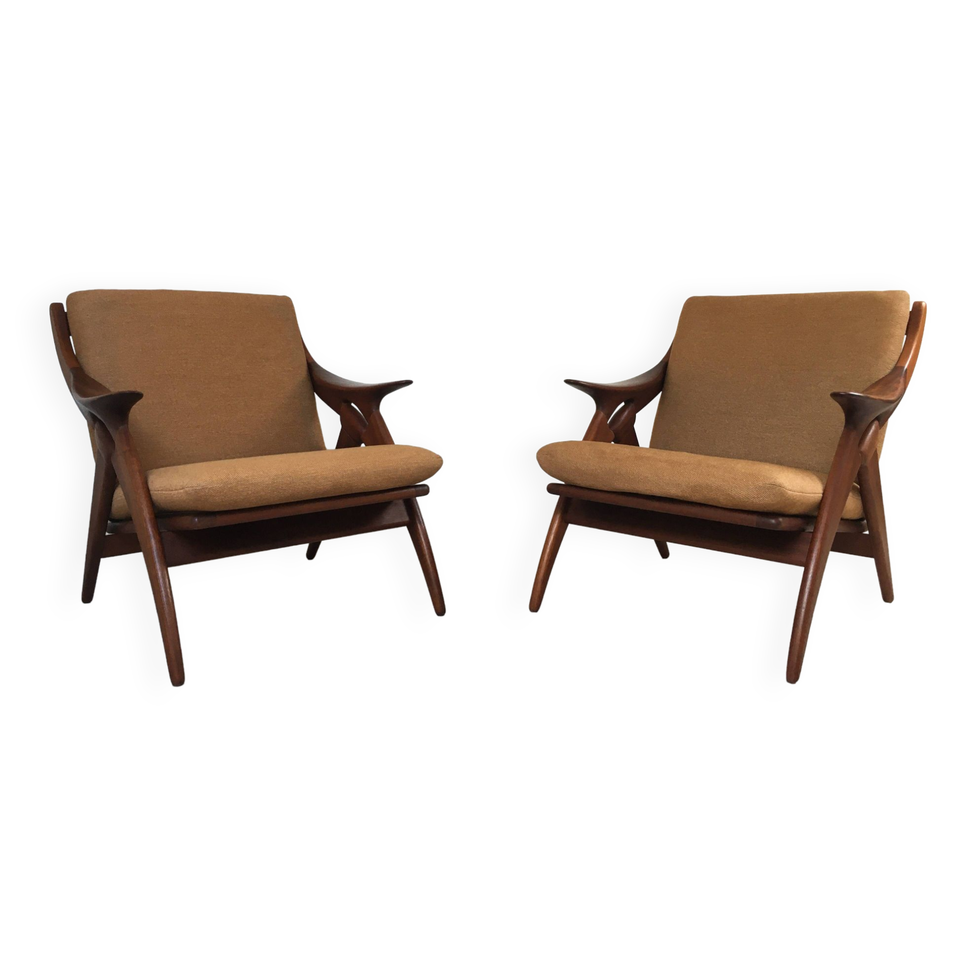 Set of 2 Gelderland armchairs by Ster Hollande 1960