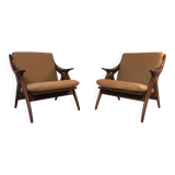 Lot de 2 fauteuils  Gelderland de Ster Hollande 1960