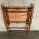 Table d'appoint pliante en bambou