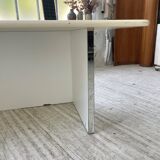 80s lacquered desk and mirror