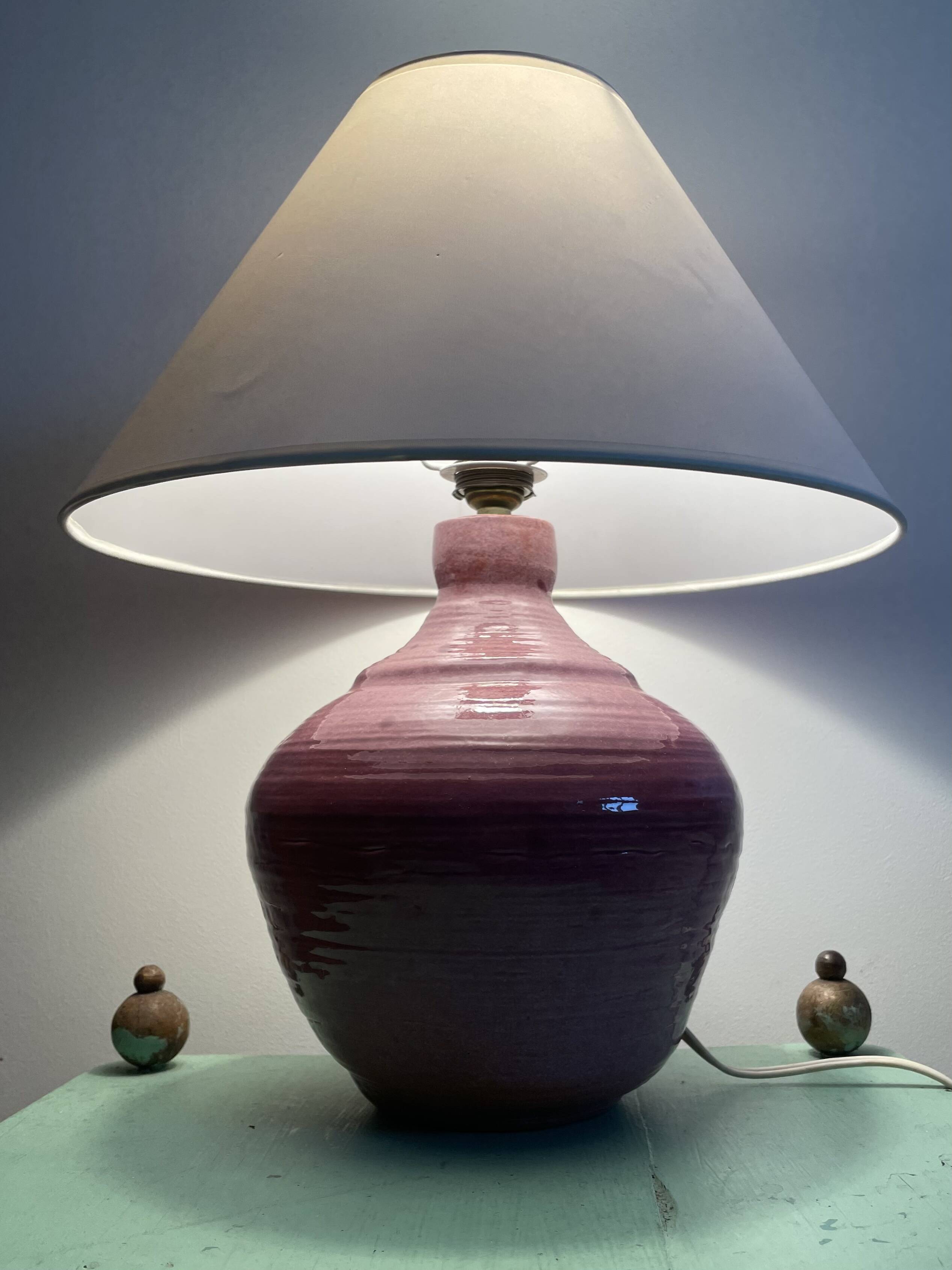 Vintage sandstone table lamp