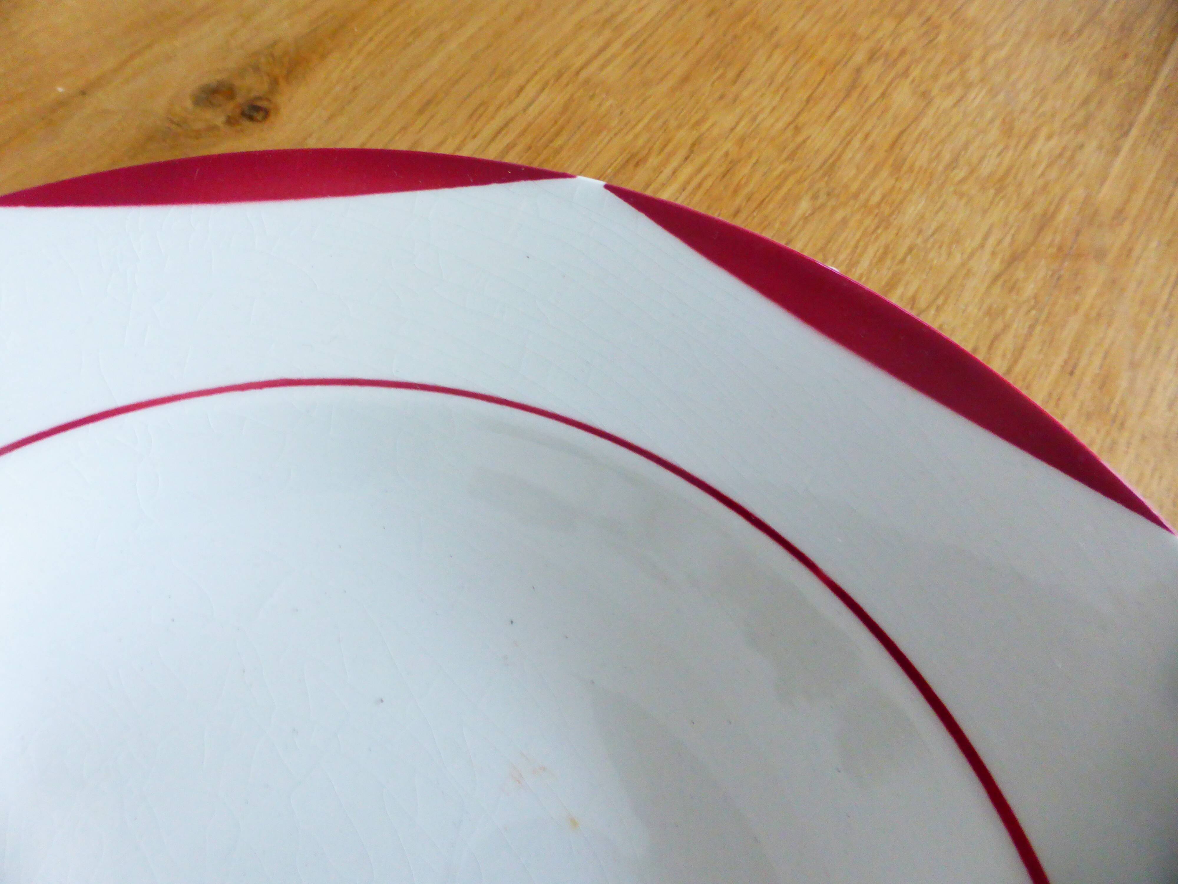 1 deep plate from Gien model Mona 221272