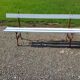 Cast iron and wood garden bench, 1900