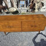 Vintage 4-door sideboard from the 60s in oak