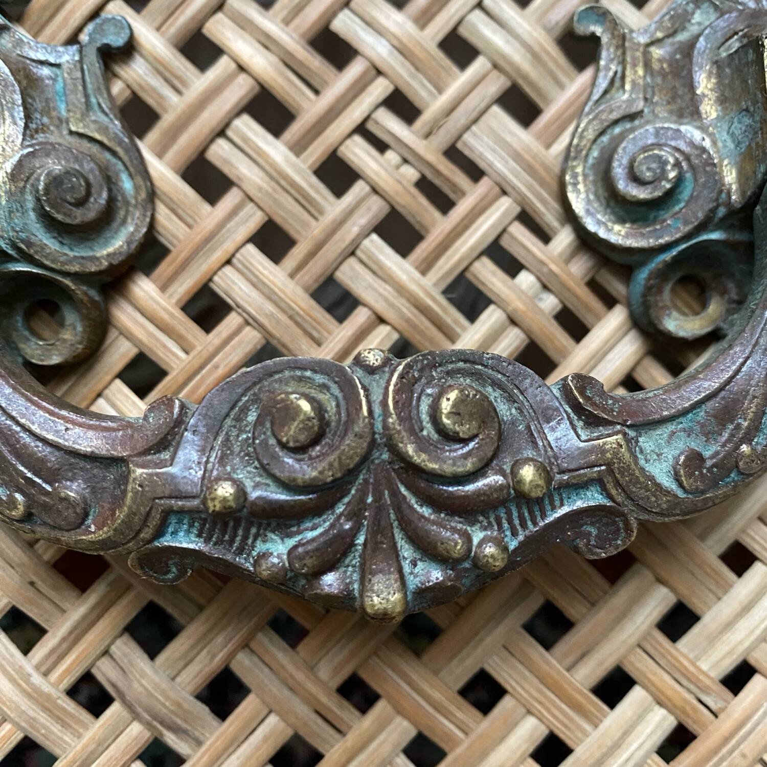 Antique furniture or door handles