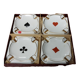 Ashtray porcelain card games