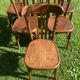 Set of 6 chairs bistro Fischel early XX century