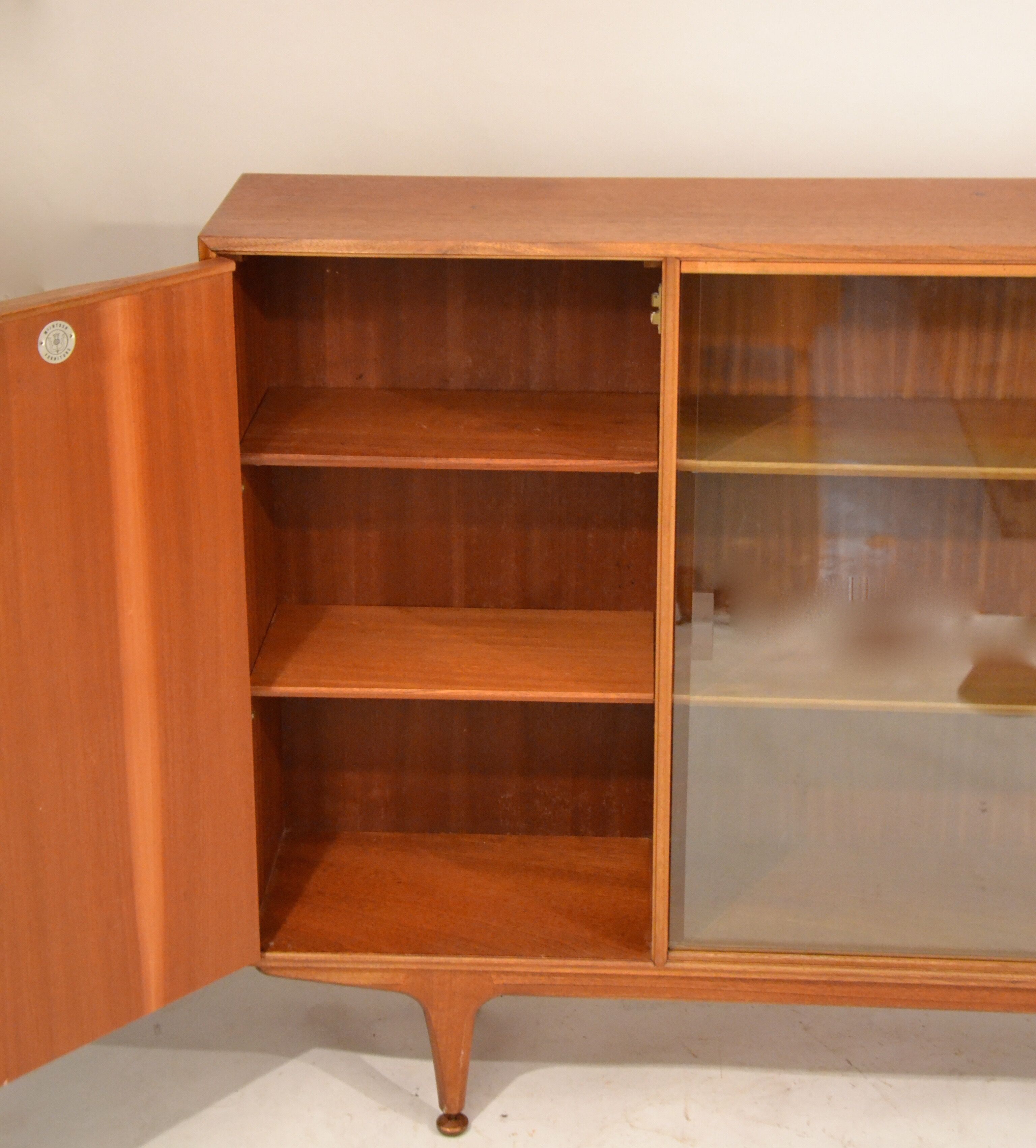 Library showcase scandinavian teak McIntosh