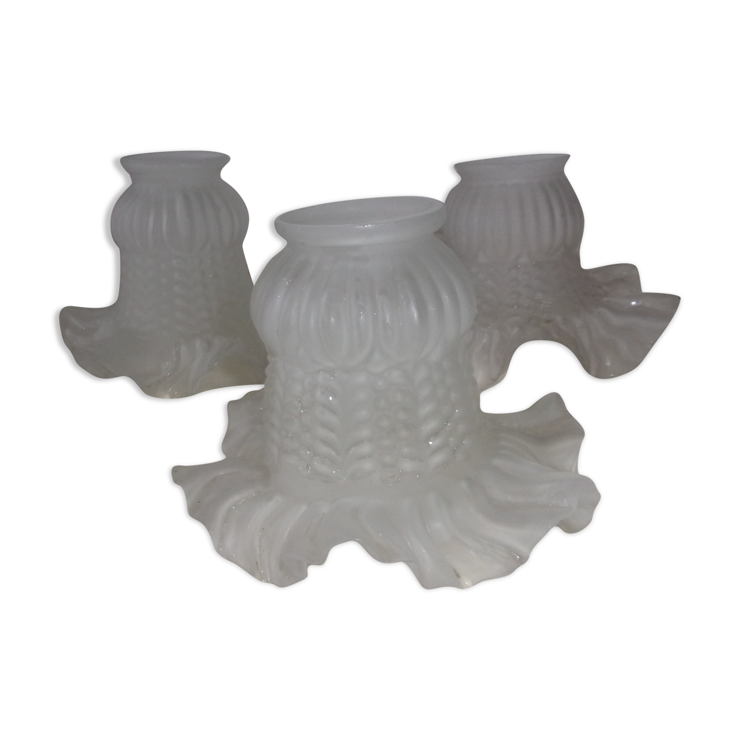 Set of 3 tulip lampshades