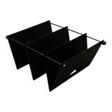 Postmodern Italian metal magazine rack, 1980s