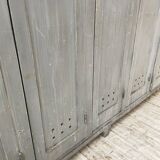 XXL workshop locker with blue patina