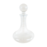 Molded glass decanter