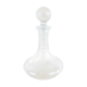 Molded glass decanter