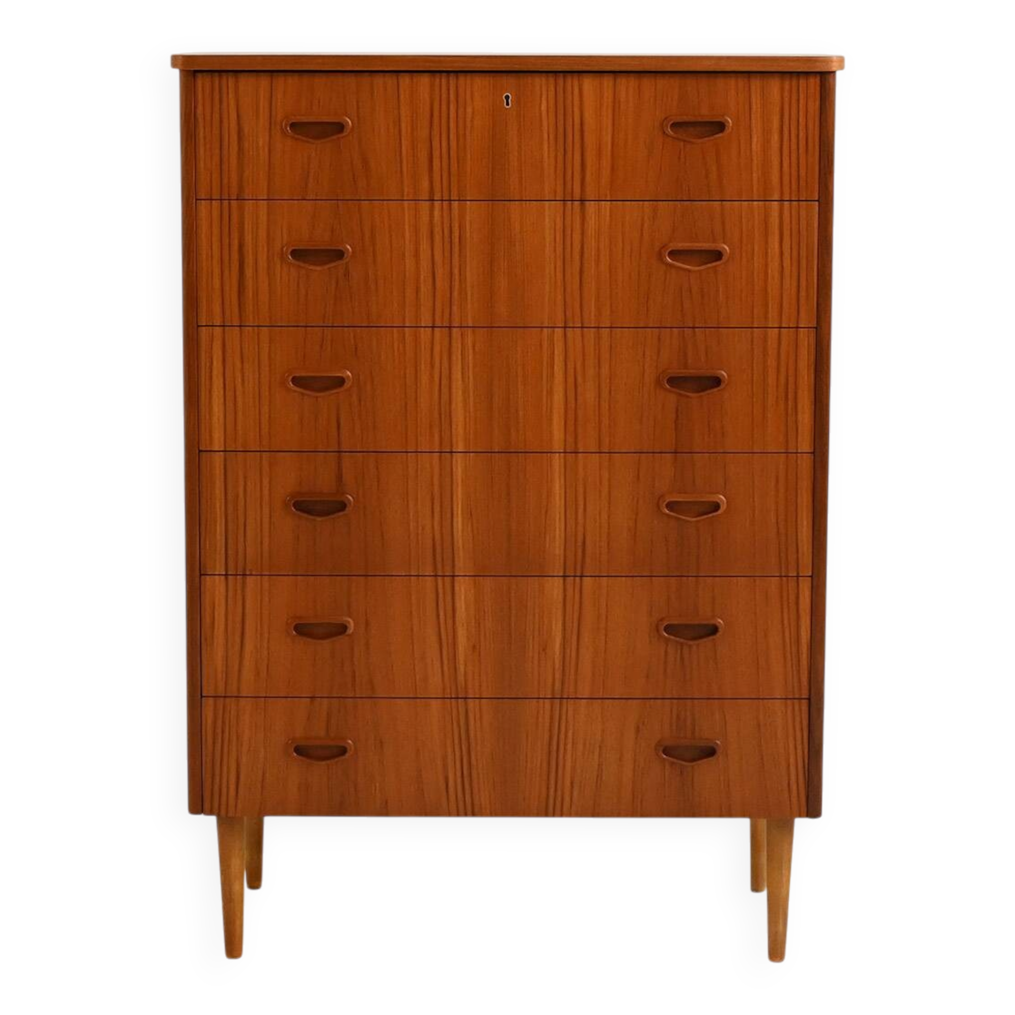 Commode en teck scandinave, années 1960