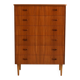 Commode en teck scandinave, années 1960