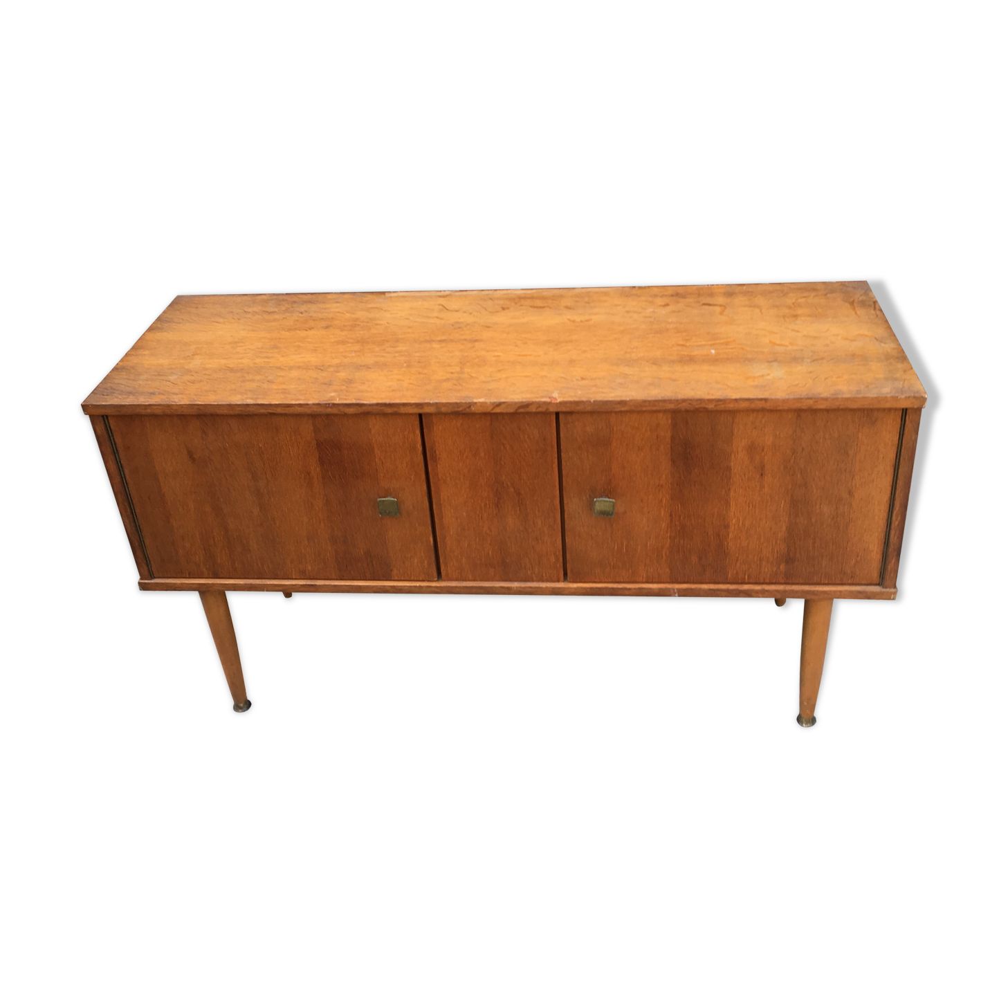 Plaid feet sideboard