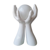 Italian ceramic table lamp 70s