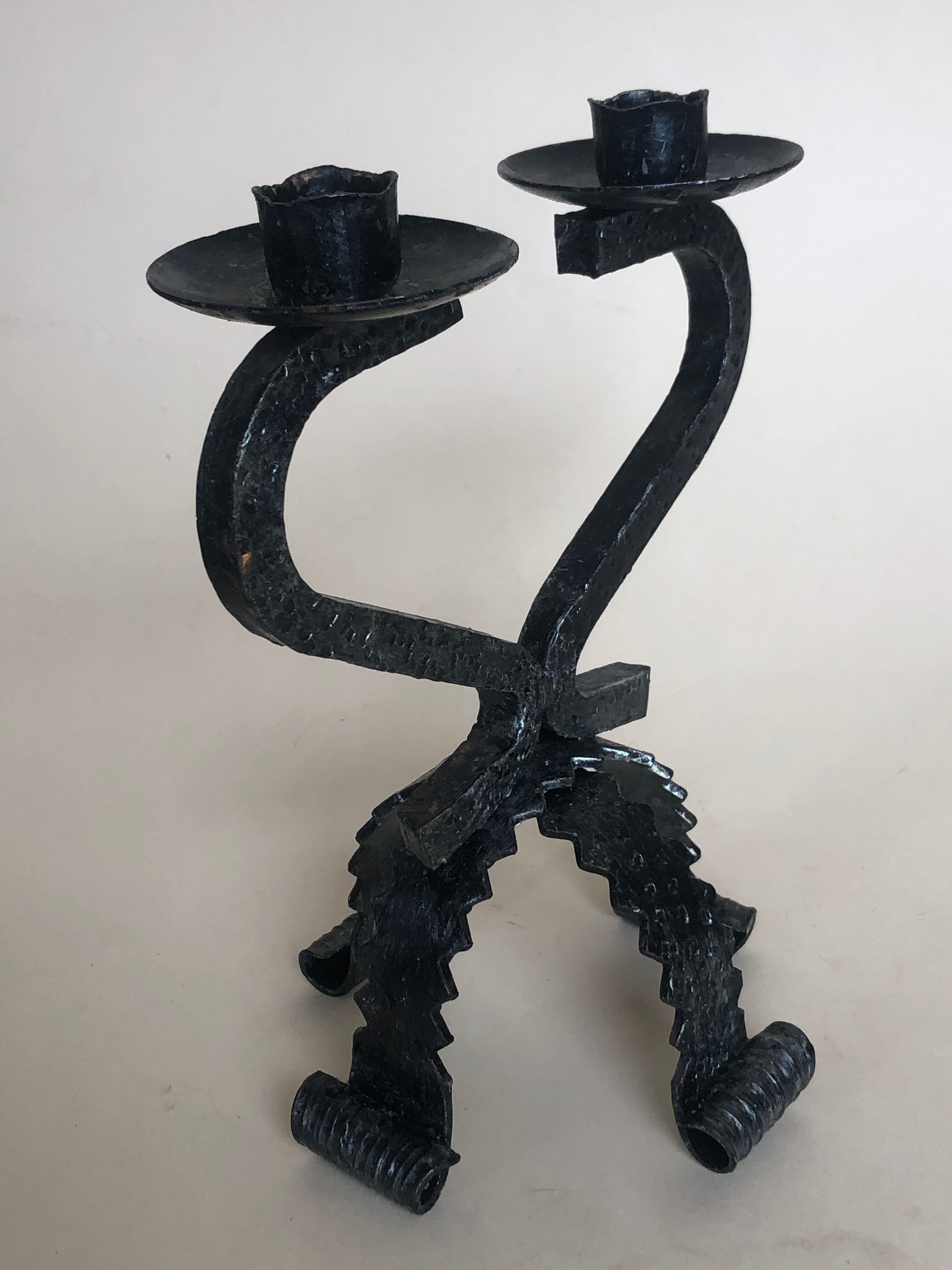 Brutalist candlestick