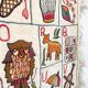 Vintage ABC wall rug