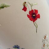 Handmade vintage oval lampshade