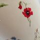 Handmade vintage oval lampshade