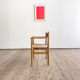 Fauteuil CH37, Hans J. Wegner en chêne avec assise neuve en corde danoise