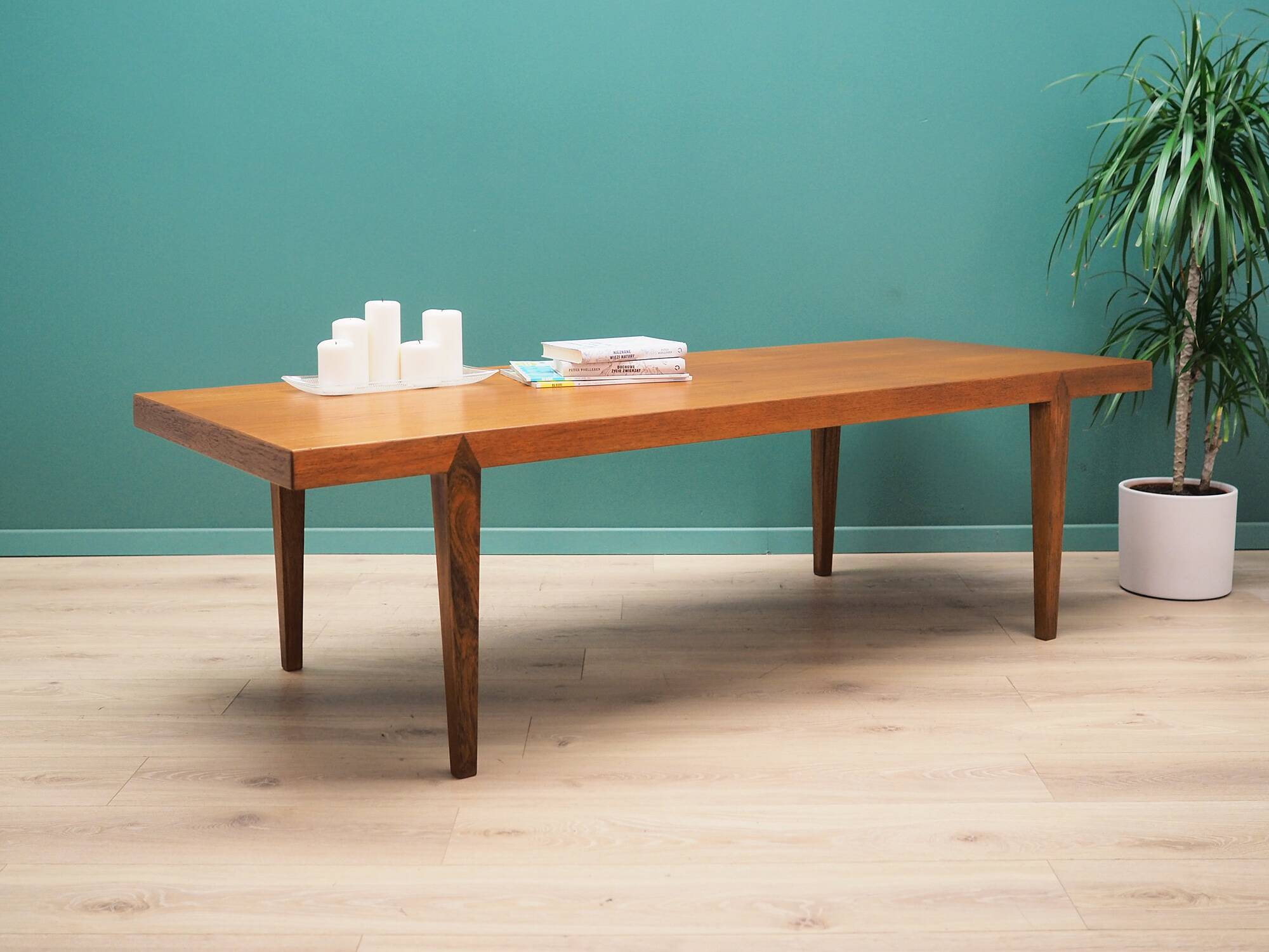 Teak coffee table, Danish design, 1970s, manufacturer: Severin Hansen
