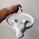 Revol porcelain cow cheese display
