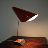 Mid-Century Red Table Lamp, Josef Hurka, 1950s
