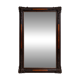 Large 19th-century lacquered wooden mirror
