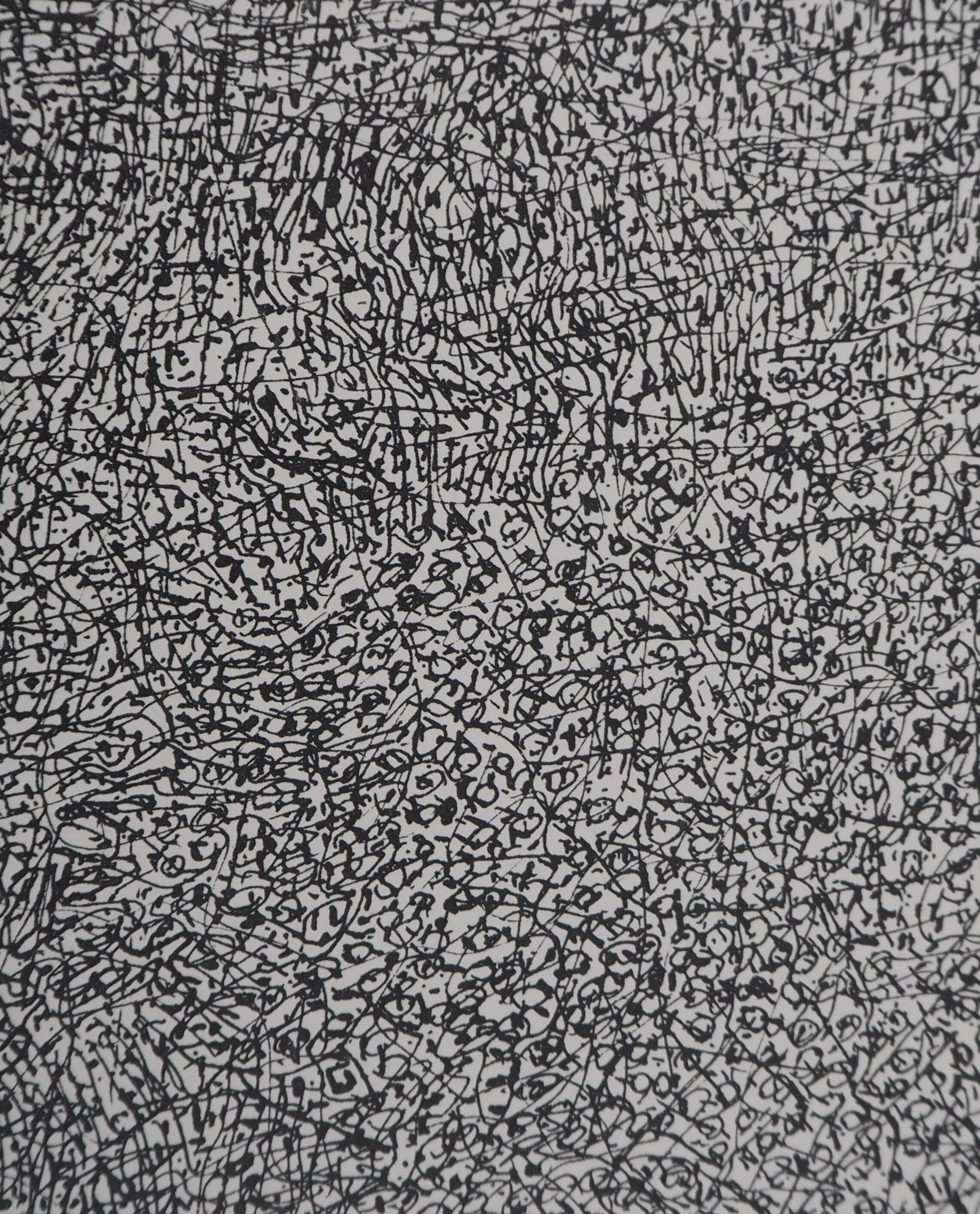 jean dubuffet: beard meadow - original lithograph