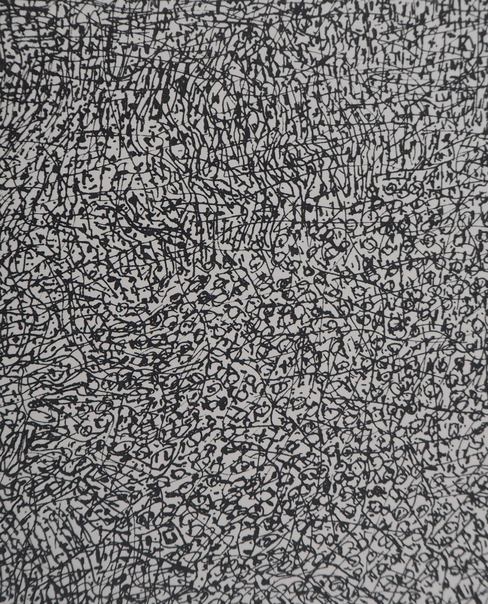 jean dubuffet : prairie de barbe - lithographie originale