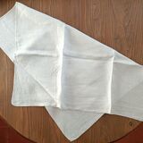2 monogram napkins H
