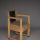Art Deco Oak Armchairs by Henk Wouda, 1920s, Set of 2