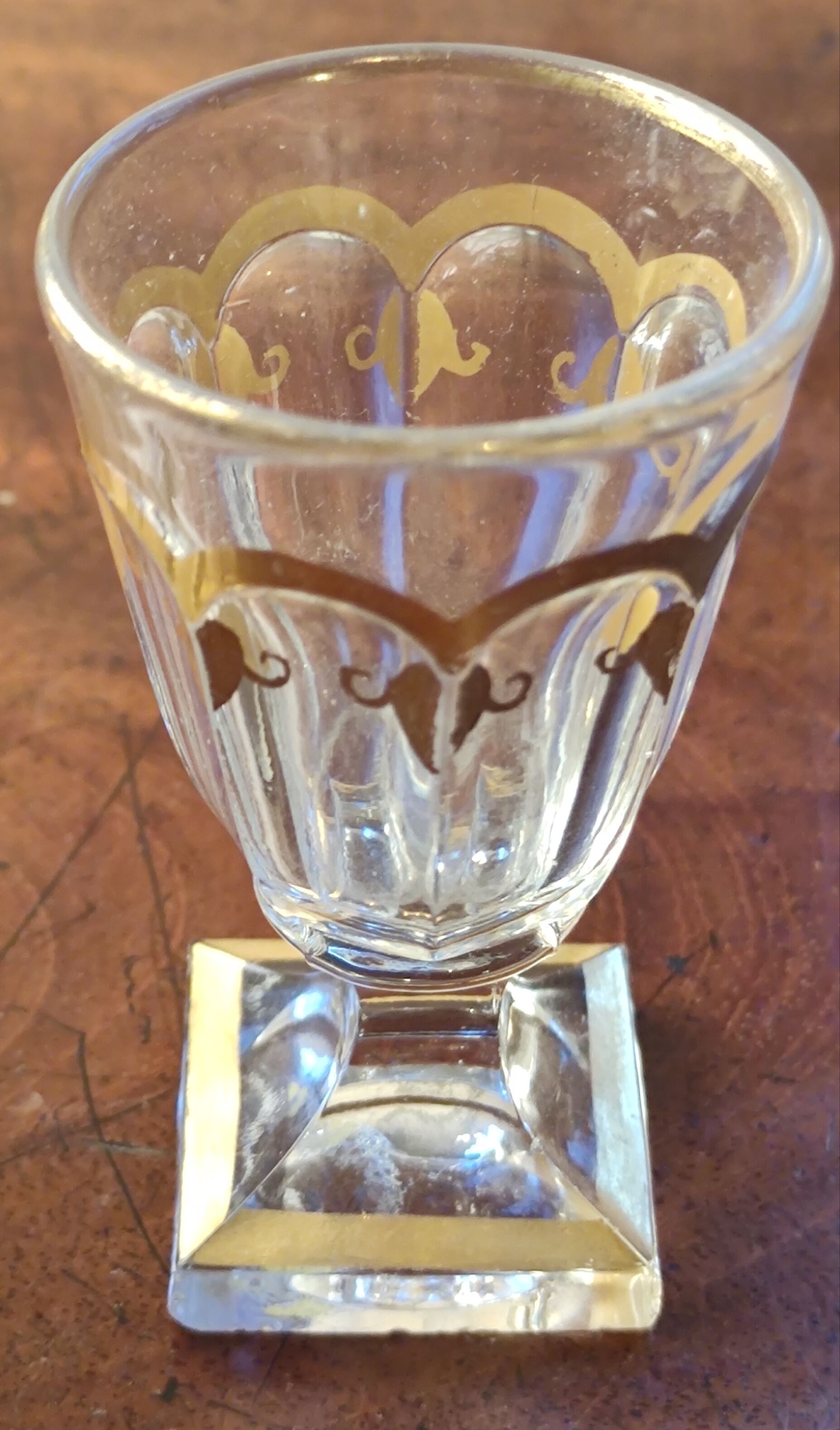 Carafon and small crystal glass from Baccarat/19th century