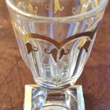 Carafon and small crystal glass from Baccarat/19th century