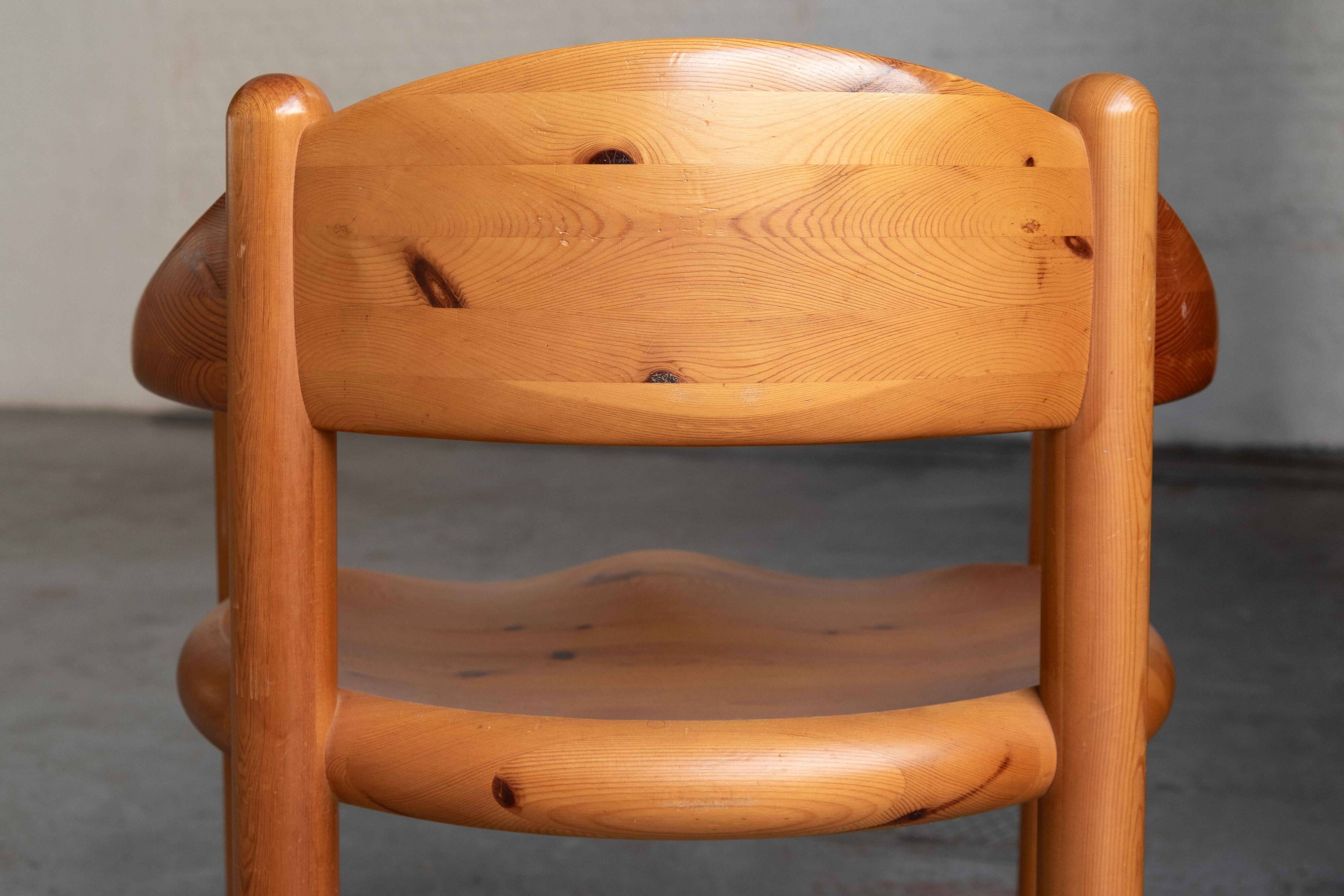 Ensemble de 6 chaises de salle à manger par Rainer Daumiller, années 1970