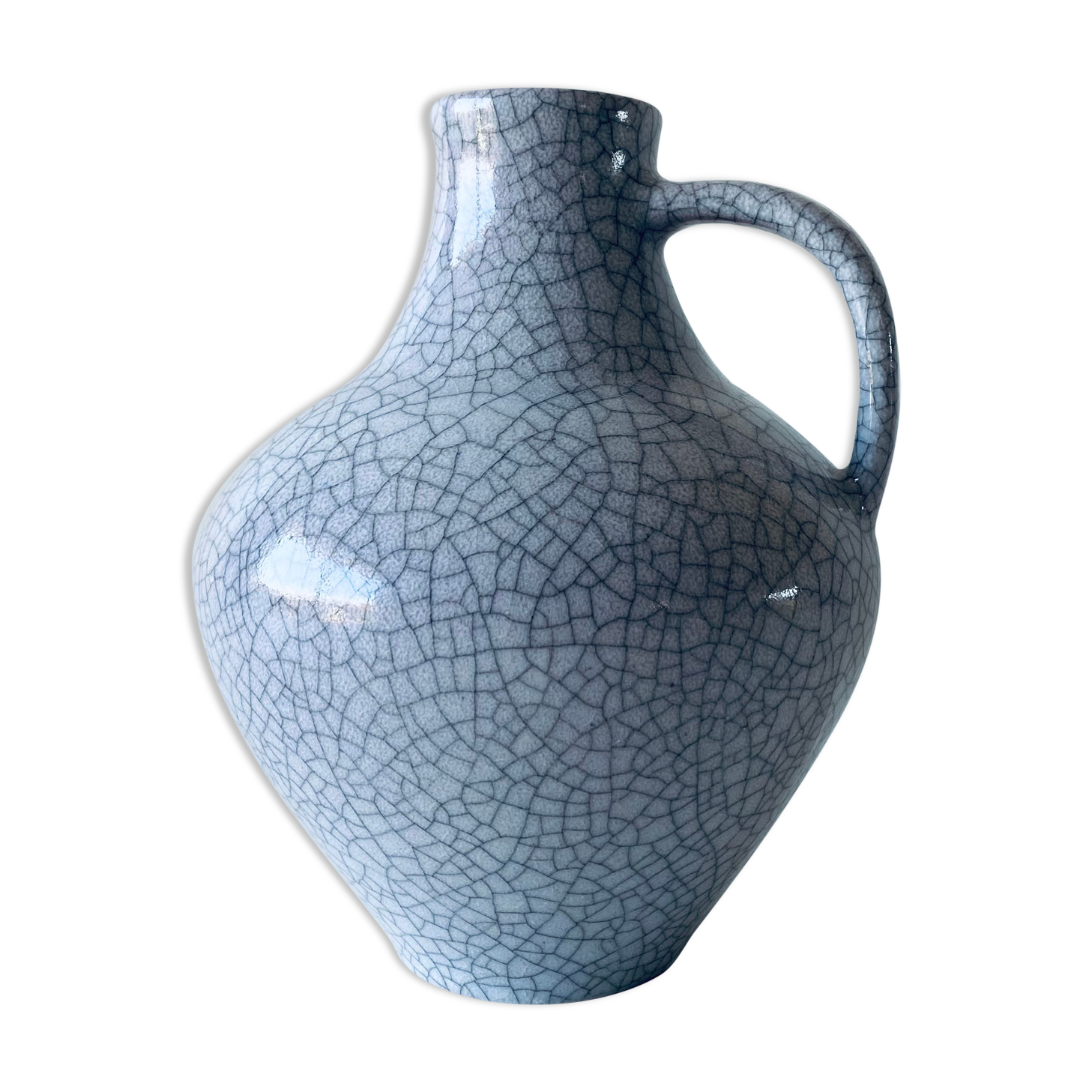 Vintage ceramic pottery cracked effect