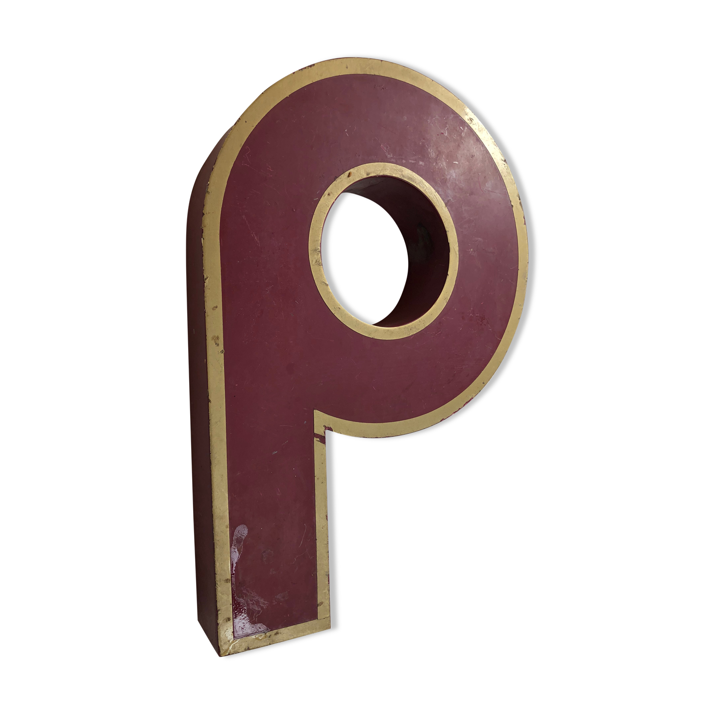 Sign letter P